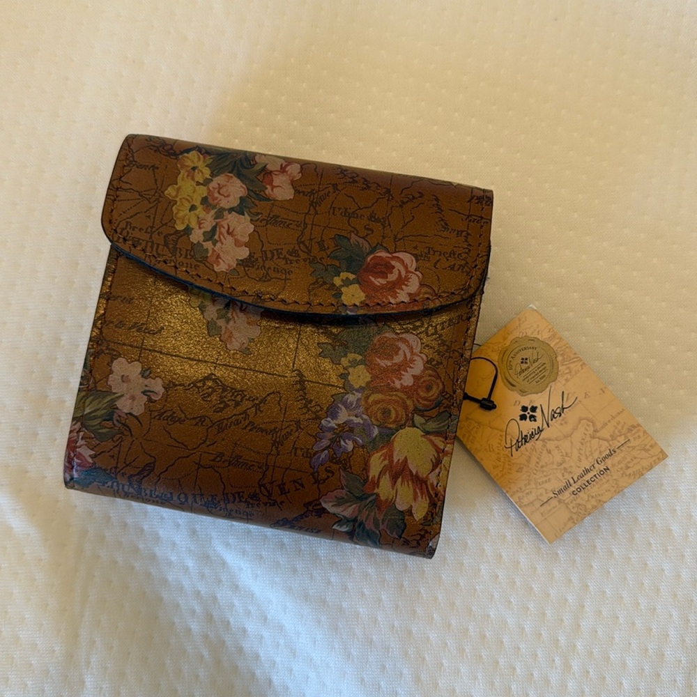 Patricia Nash floral leather women's wallet